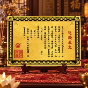 靈寵送錢表文